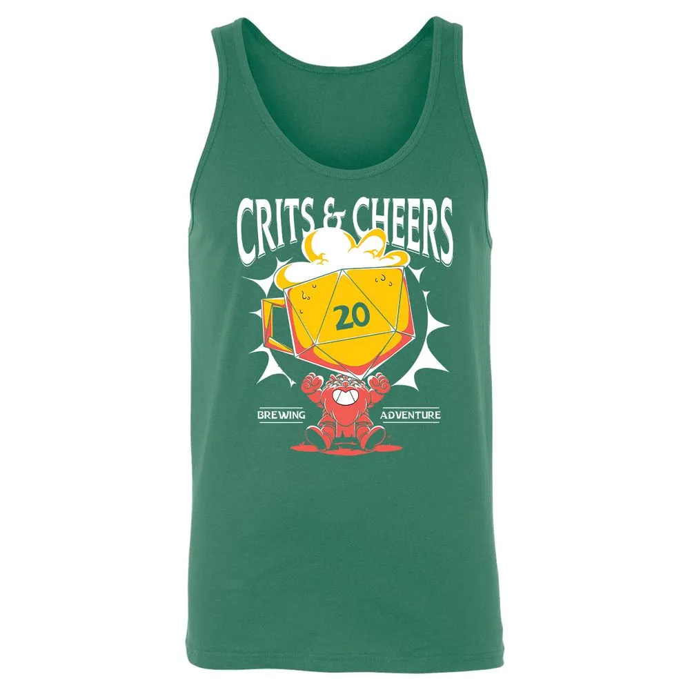 Crits & Cheers Unisex Jersey Tank - Kelly - 9