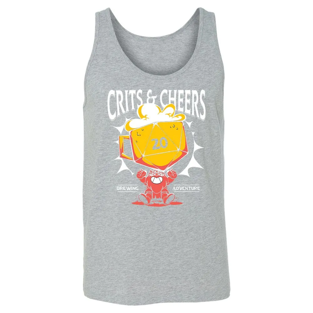 Crits & Cheers Unisex Jersey Tank - Athletic Heather - 4