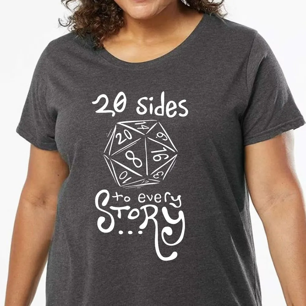 20 Sides to Every Story Ladies Curvy Jersey - model - 0