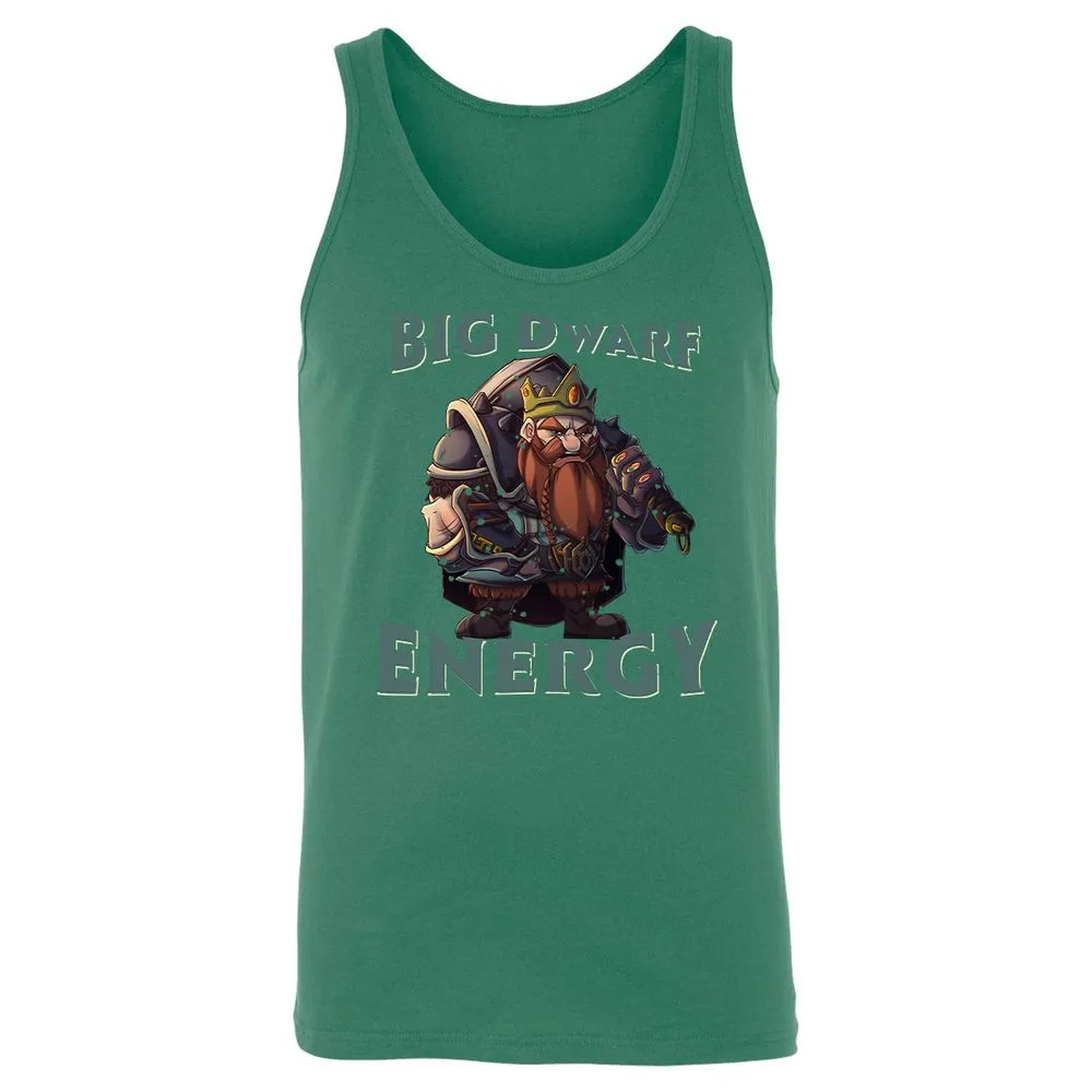 Big Dwarf Energy Unisex Jersey Tank - Kelly - 9