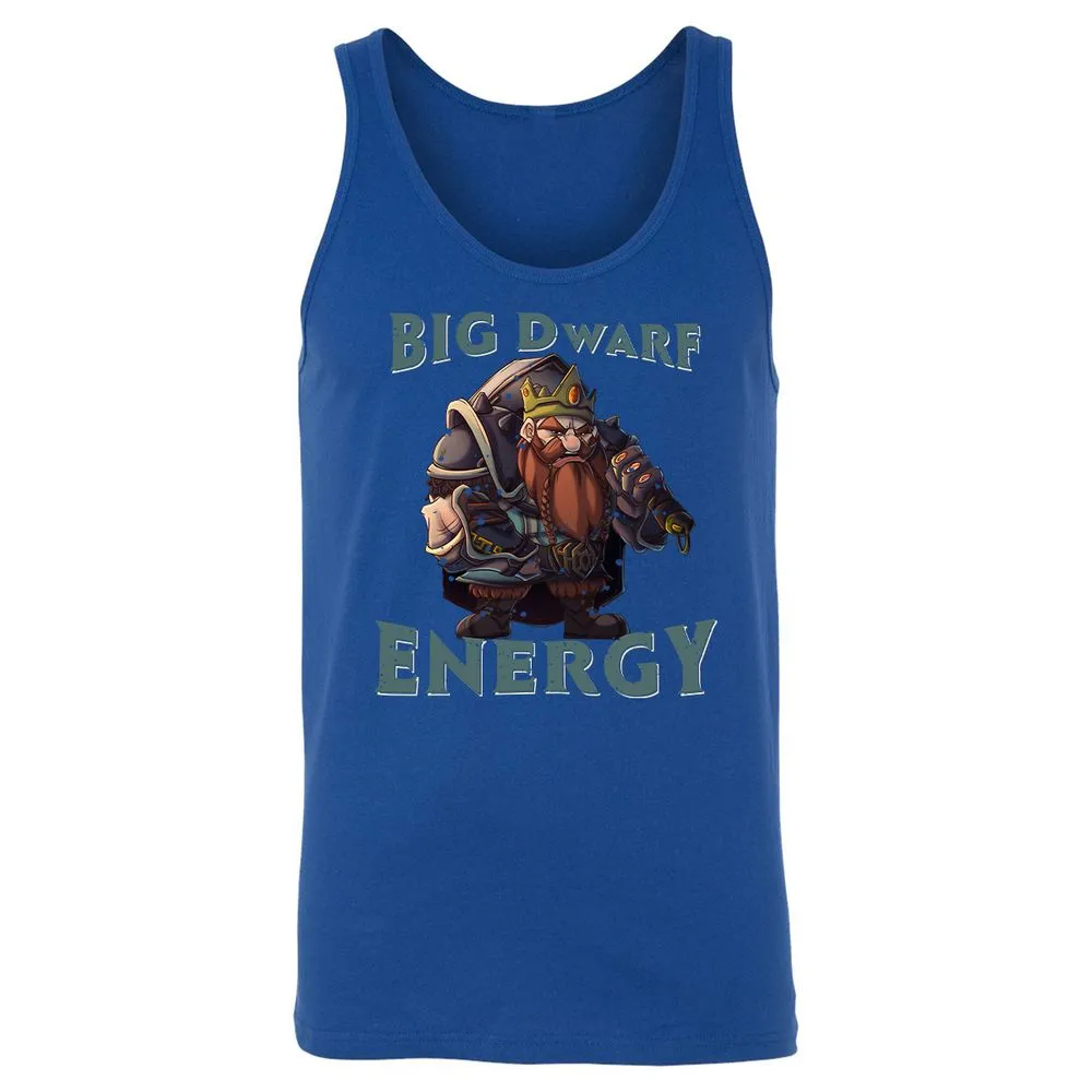 Big Dwarf Energy Unisex Jersey Tank - True Royal - 13