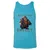 Big Dwarf Energy Unisex Jersey Tank - Aqua Triblend - 3