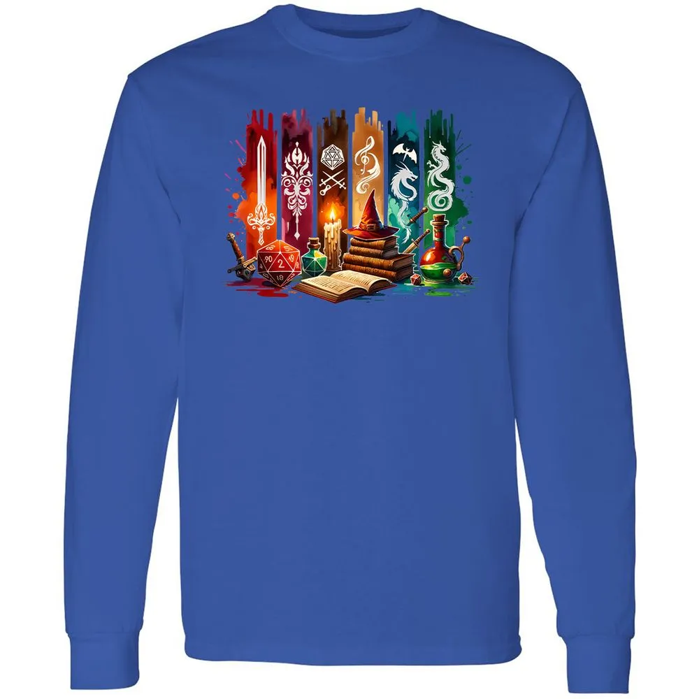 DnD Classes Long Sleeve T-Shirt - Royal - 4
