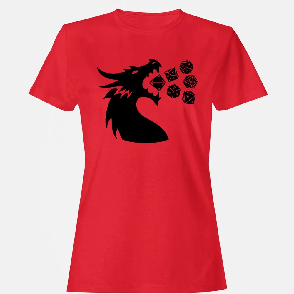 Pac And Dragon Women's T-Shirt - Red - 13