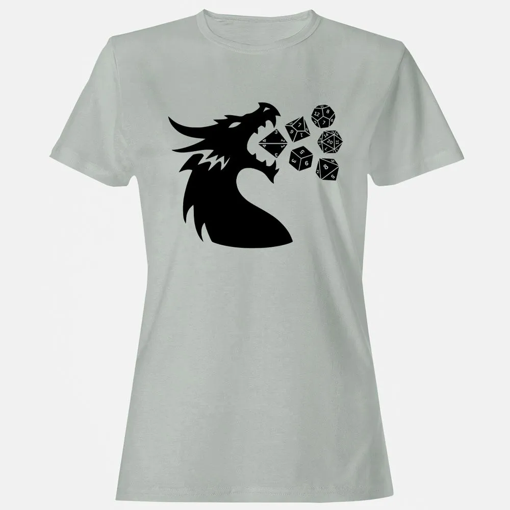 Pac And Dragon Women's T-Shirt - Ash - 2