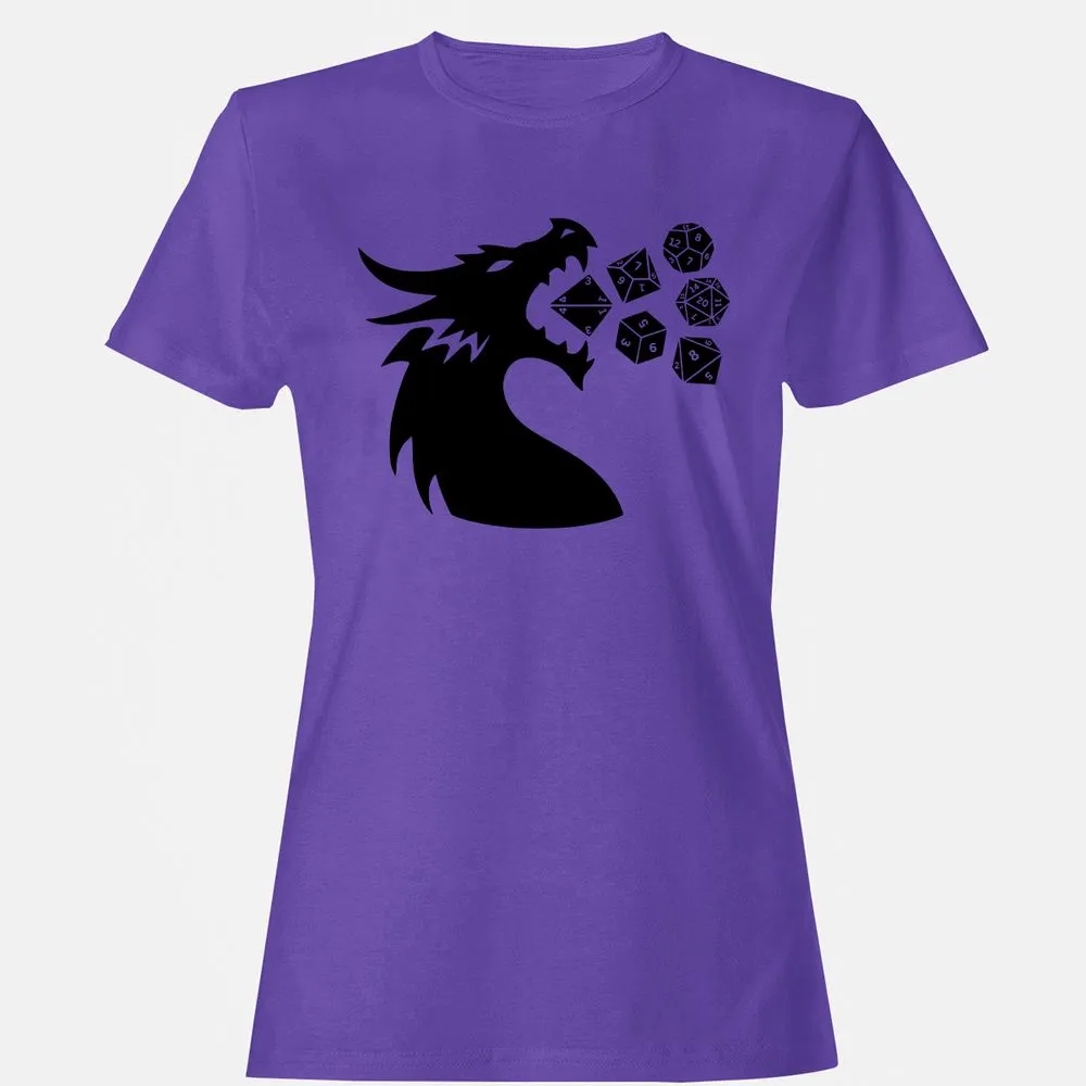 Pac And Dragon Women's T-Shirt - Purple - 12