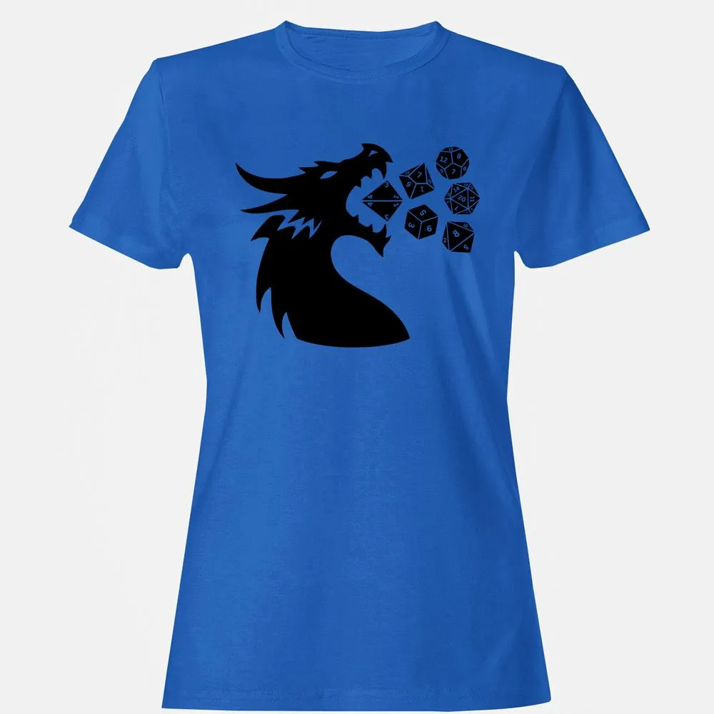 Pac And Dragon Women's T-Shirt - Royal - 14