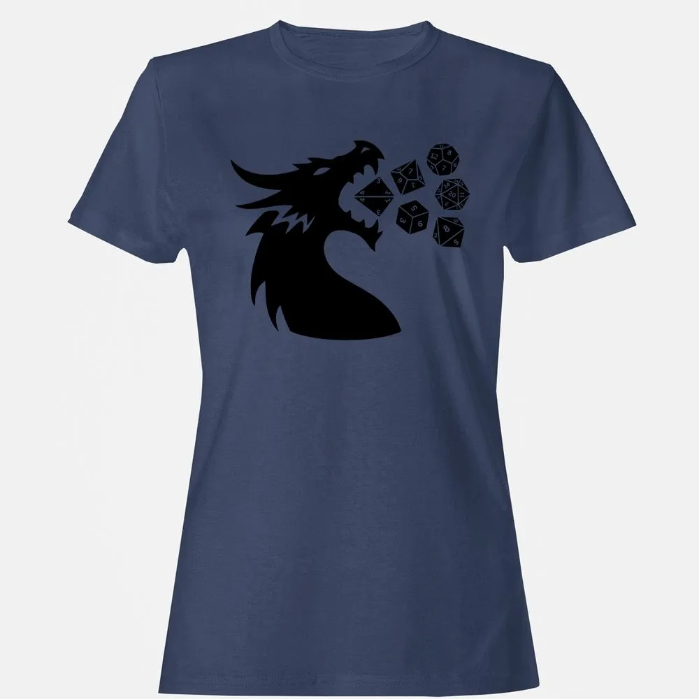 Pac And Dragon Women's T-Shirt - Navy - 10