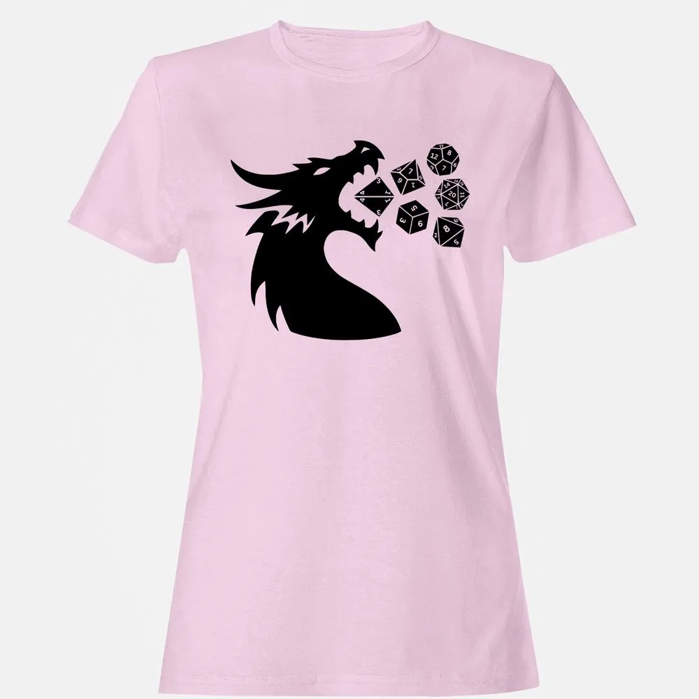 Pac And Dragon Women's T-Shirt - Light Pink - 9