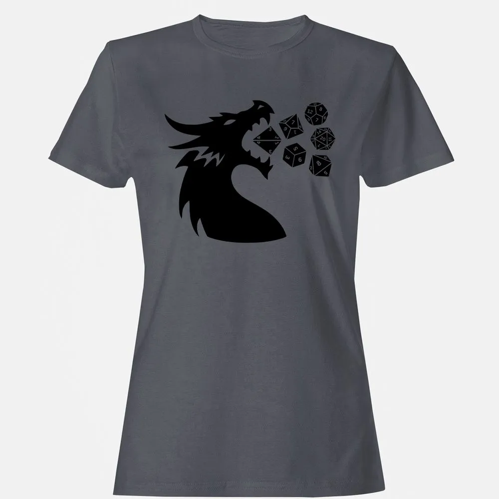 Pac And Dragon Women's T-Shirt - Dark Heather - 5