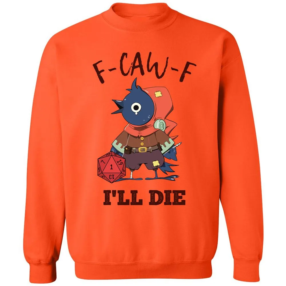 Classic Unisex Sweatshirt - White - Orange - 10