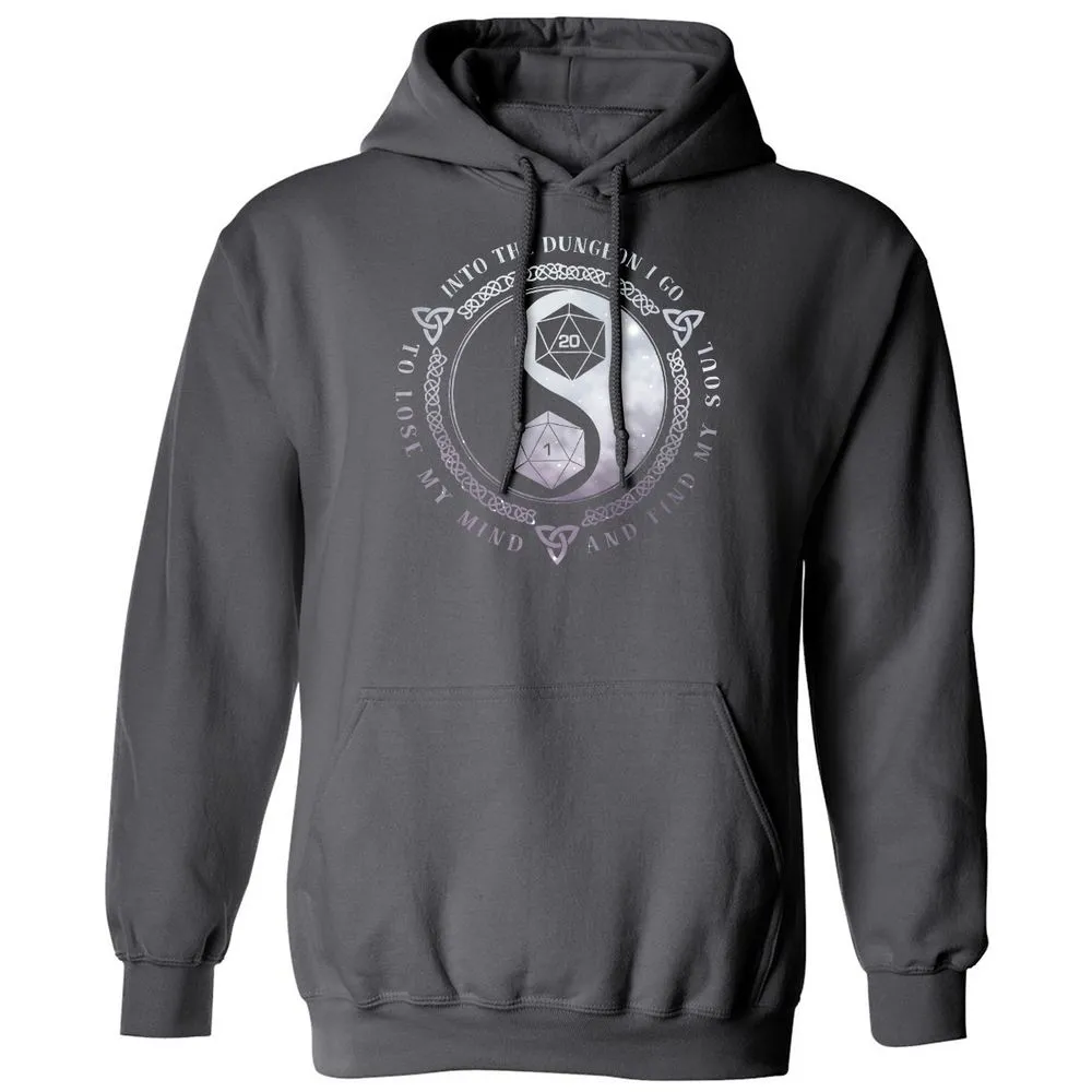 Into The Dungeon I Go Classic Unisex Hoodie - Charcoal - 7