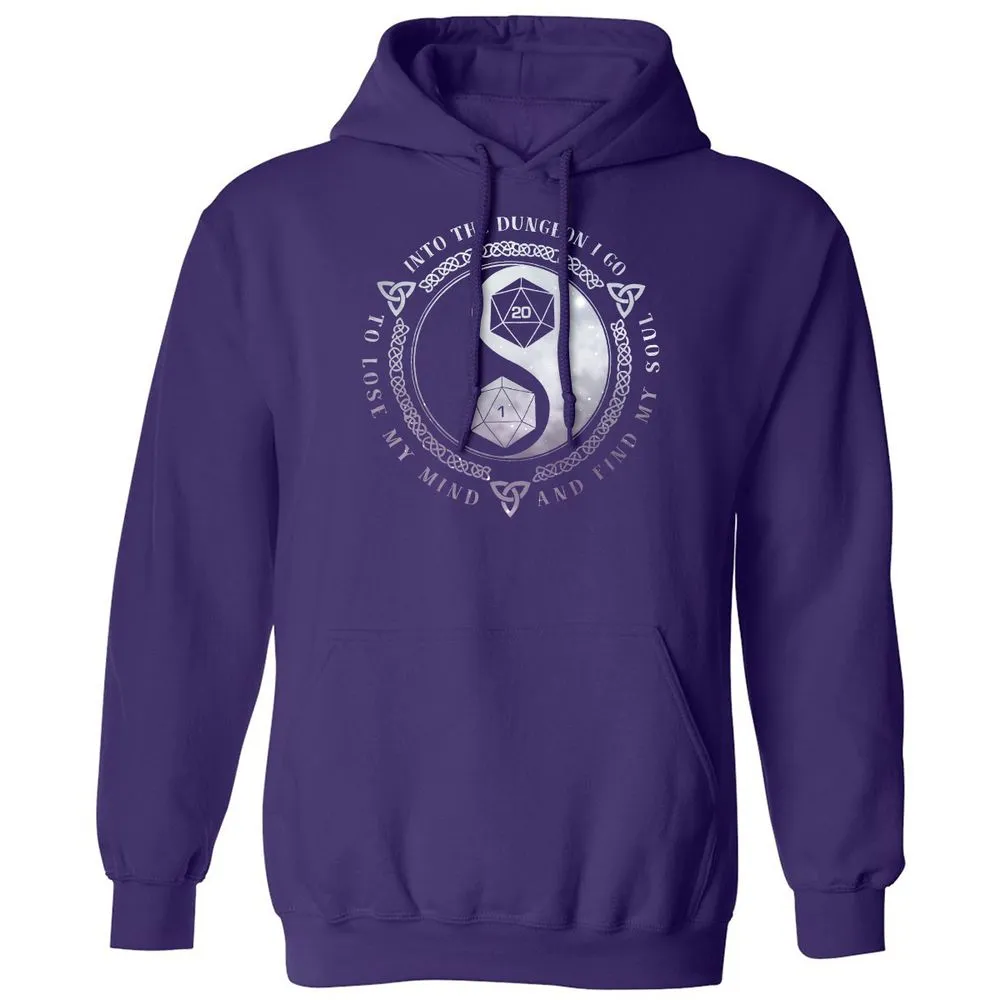 Into The Dungeon I Go Classic Unisex Hoodie - Purple - 6
