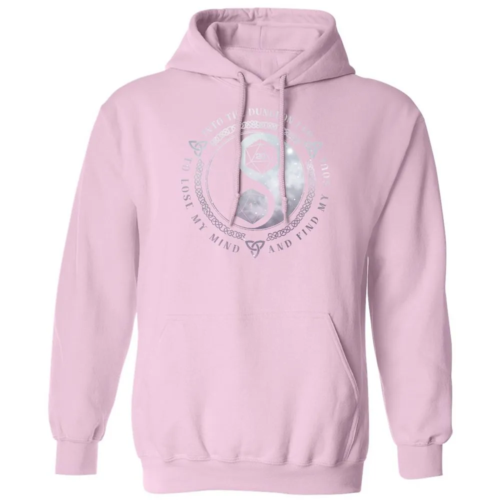 Into The Dungeon I Go Classic Unisex Hoodie - Light Pink - 3