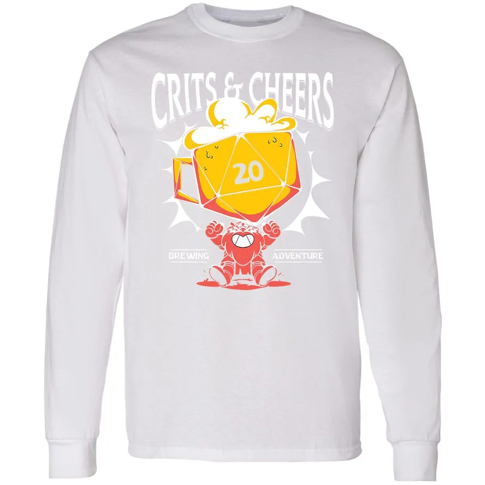 Crits & Cheers Long Sleeve T-Shirt - White - 5