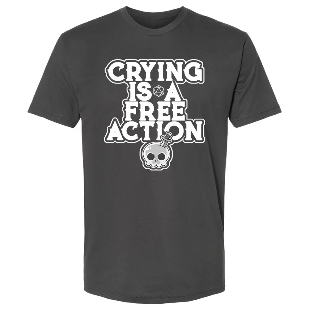 Crying Is A Free Action Premium Unisex T-Shirt - Heavy Metal - 8