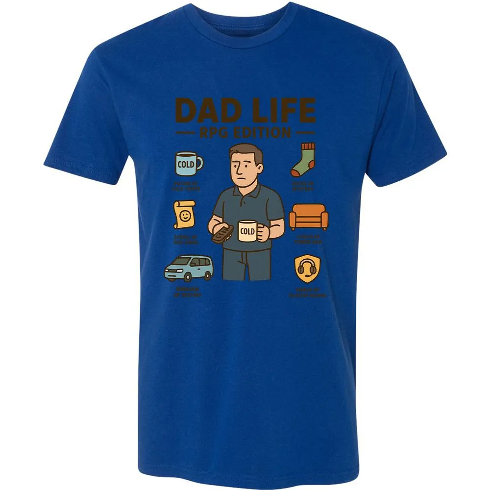Dad Life RPG Edition Premium Unisex T-Shirt - Royal - 10