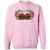 Yes They're Natural Classic Unisex Sweatshirt - Light Pink - 3