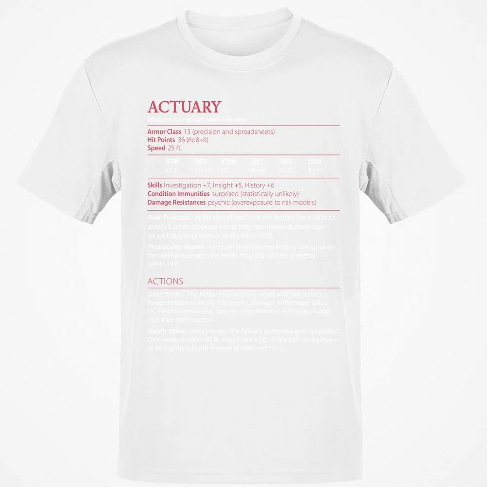 Actuary Stats - White - 12