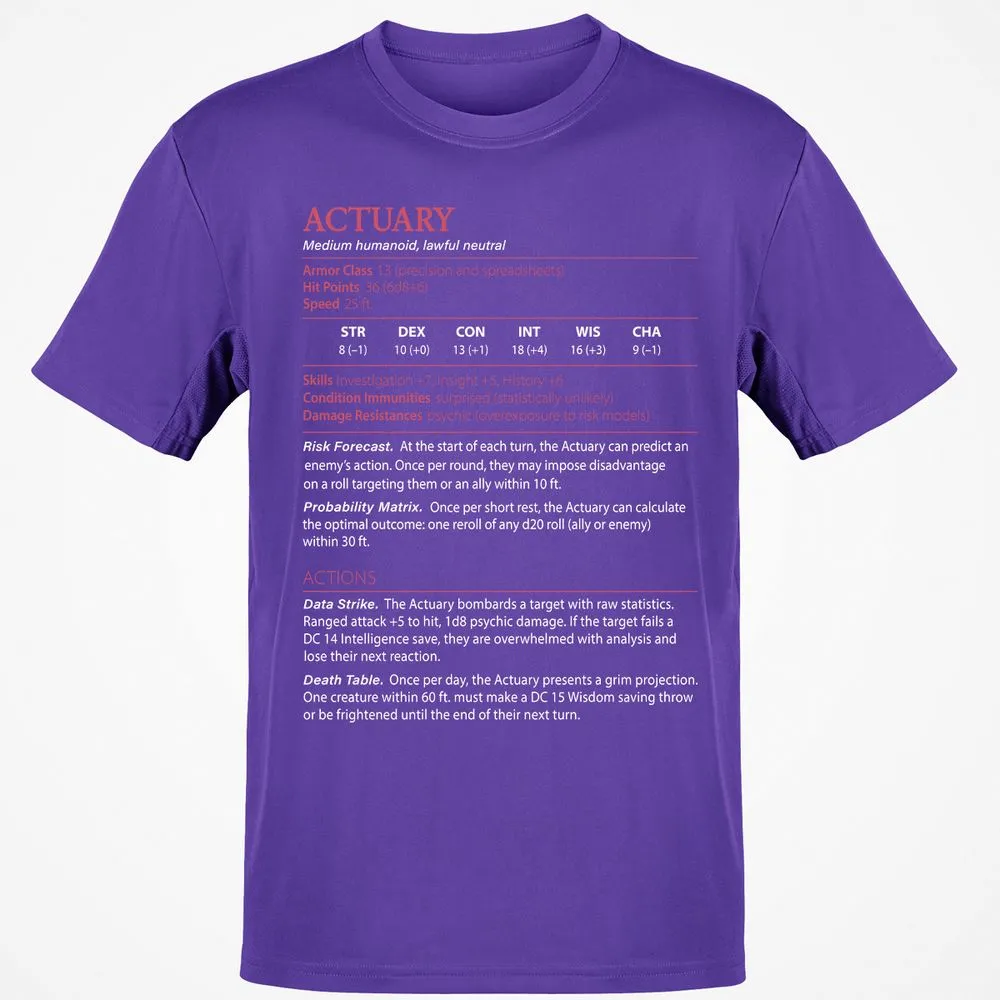 Actuary Stats - Purple - 9