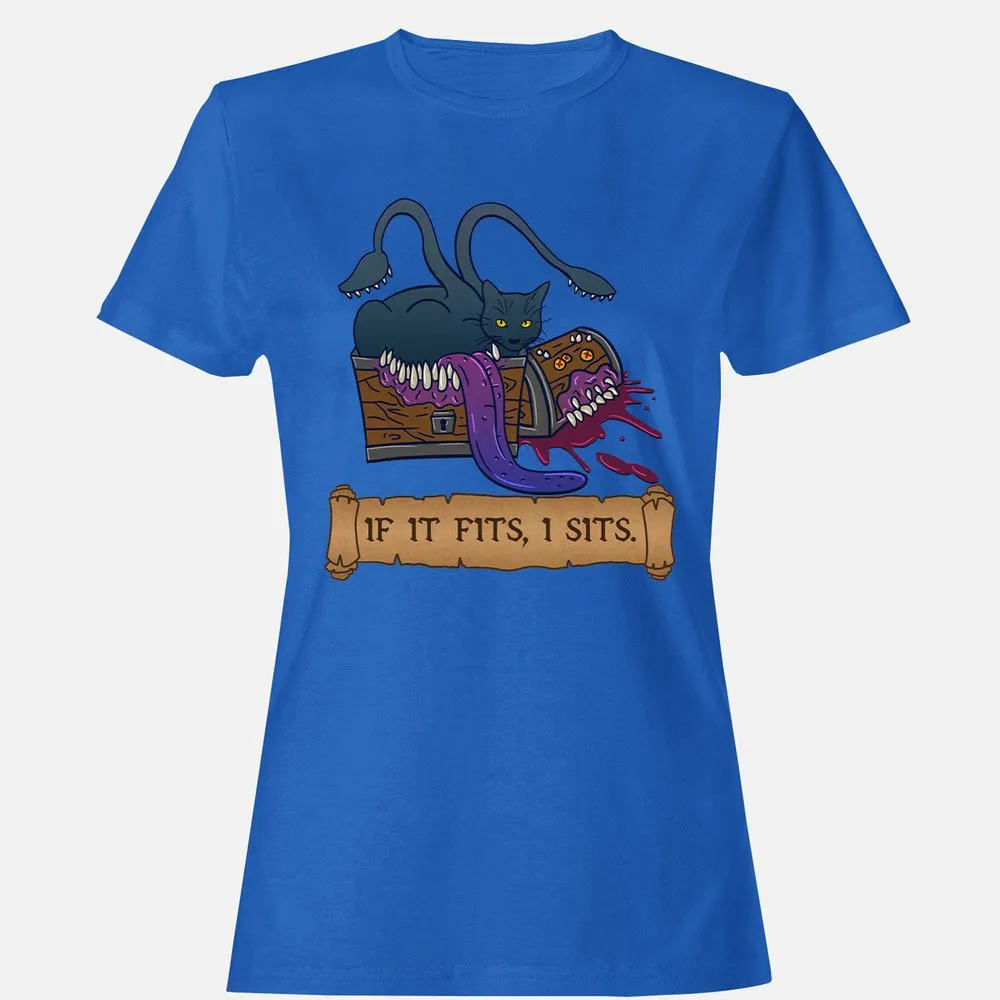 If It Fits I Sits Women's T-Shirt - Royal - 14