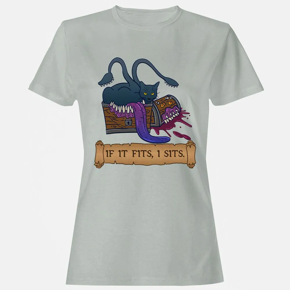 If It Fits I Sits Women's T-Shirt - Ash - 2