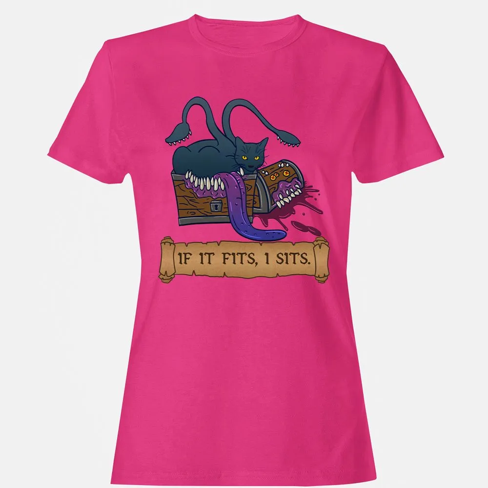 If It Fits I Sits Women's T-Shirt - Heliconia - 6