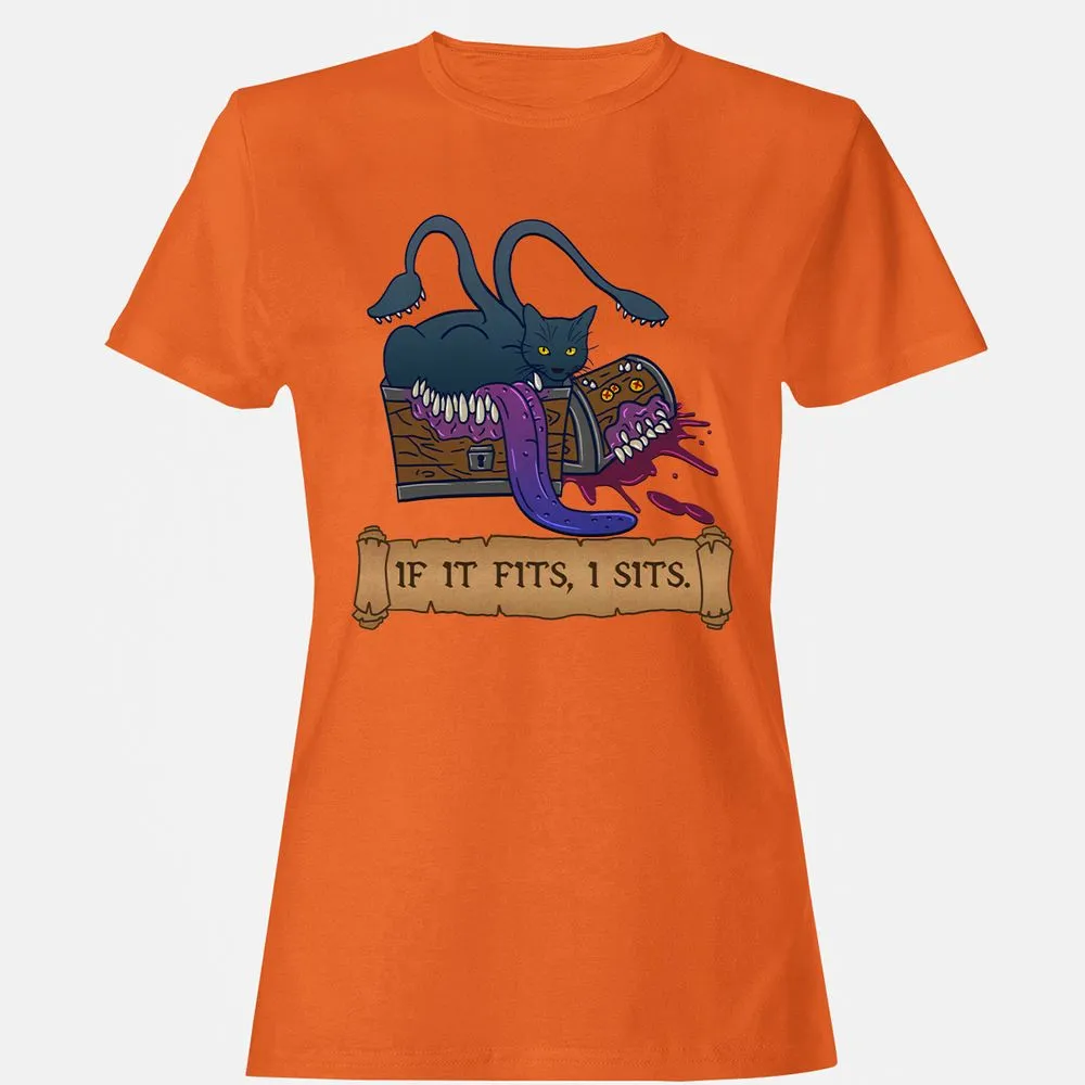 If It Fits I Sits Women's T-Shirt - Orange - 11