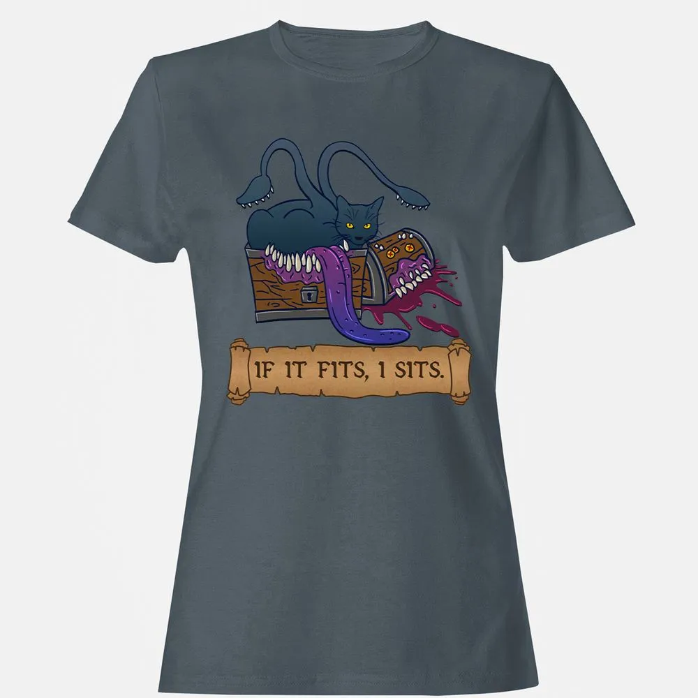 If It Fits I Sits Women's T-Shirt - Charcoal - 3
