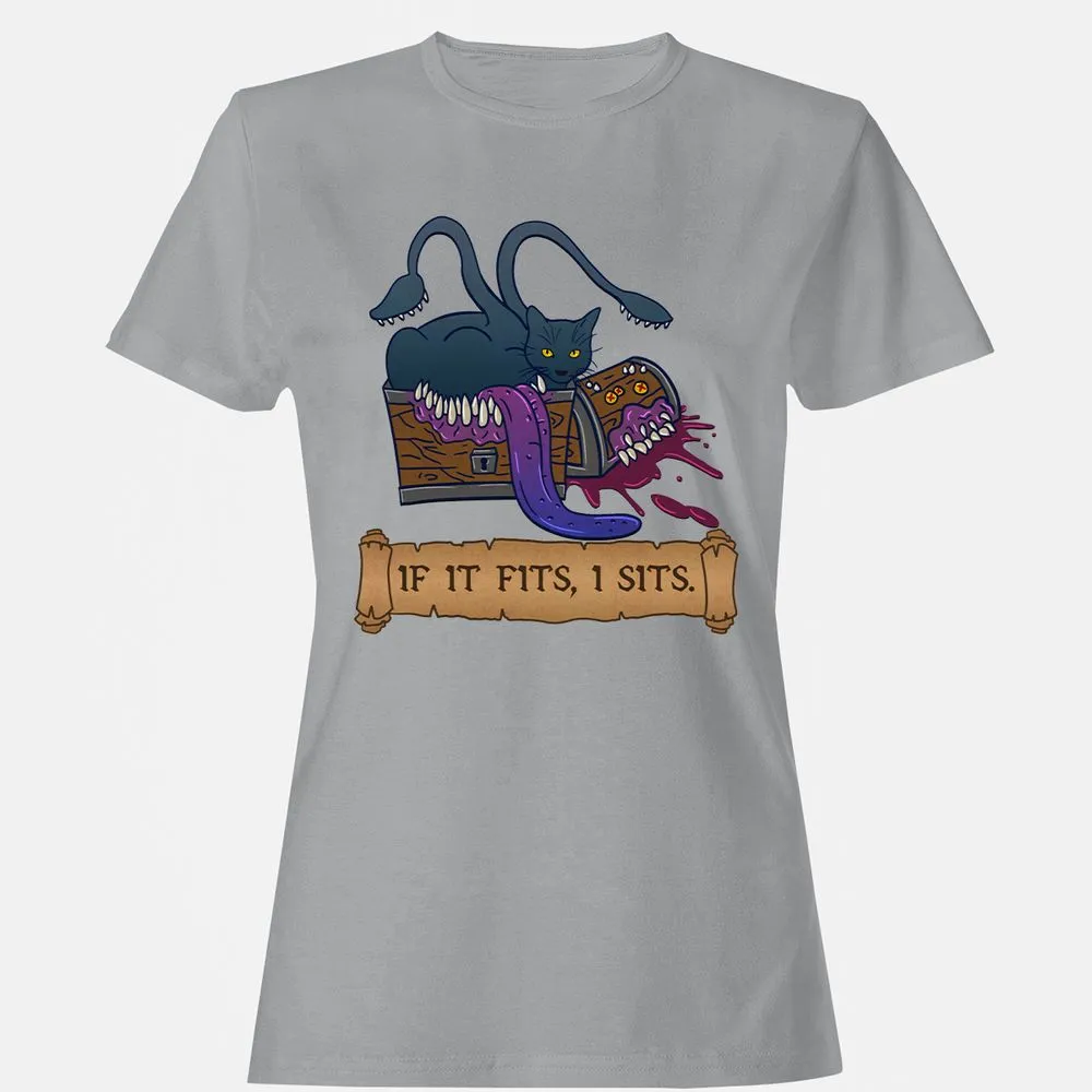 If It Fits I Sits Women's T-Shirt - Sport Grey - 15