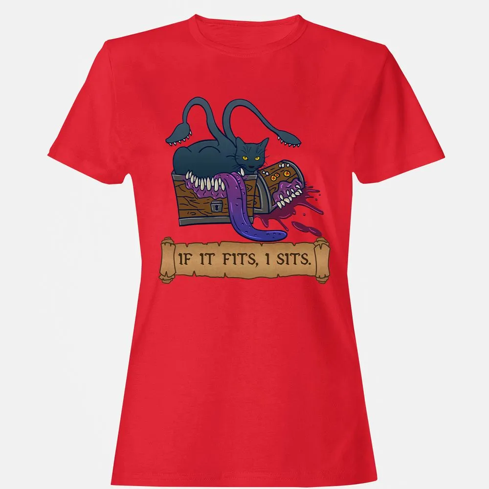If It Fits I Sits Women's T-Shirt - Red - 13