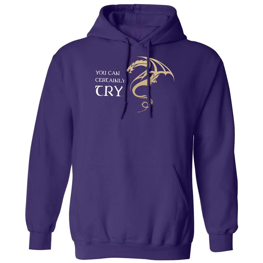 You Can Certainly Try Classic Unisex Hoodie - Purple - 6
