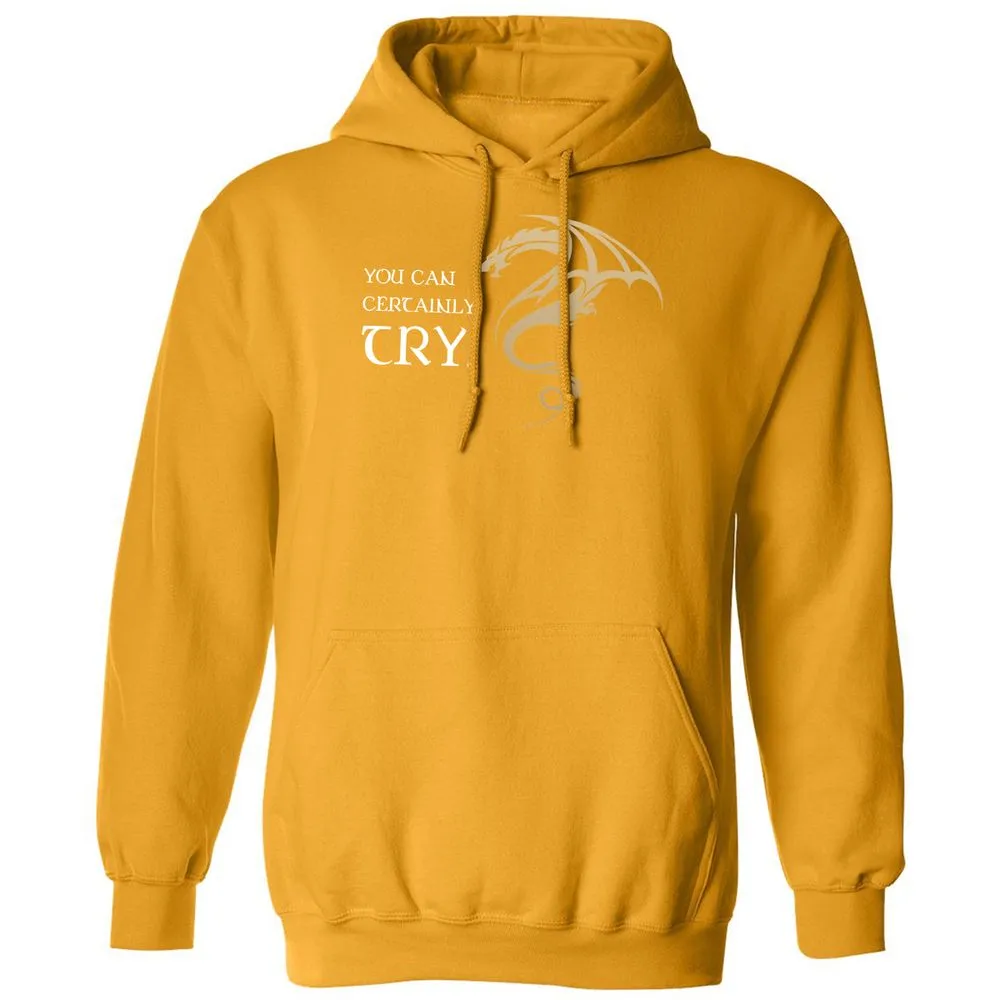 You Can Certainly Try Classic Unisex Hoodie - Gold - 12