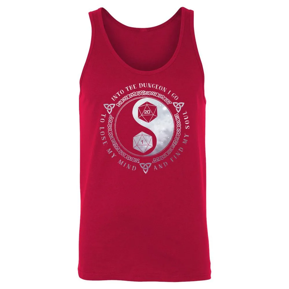 Into The Dungeon I Go Unisex Jersey Tank - Red - 11