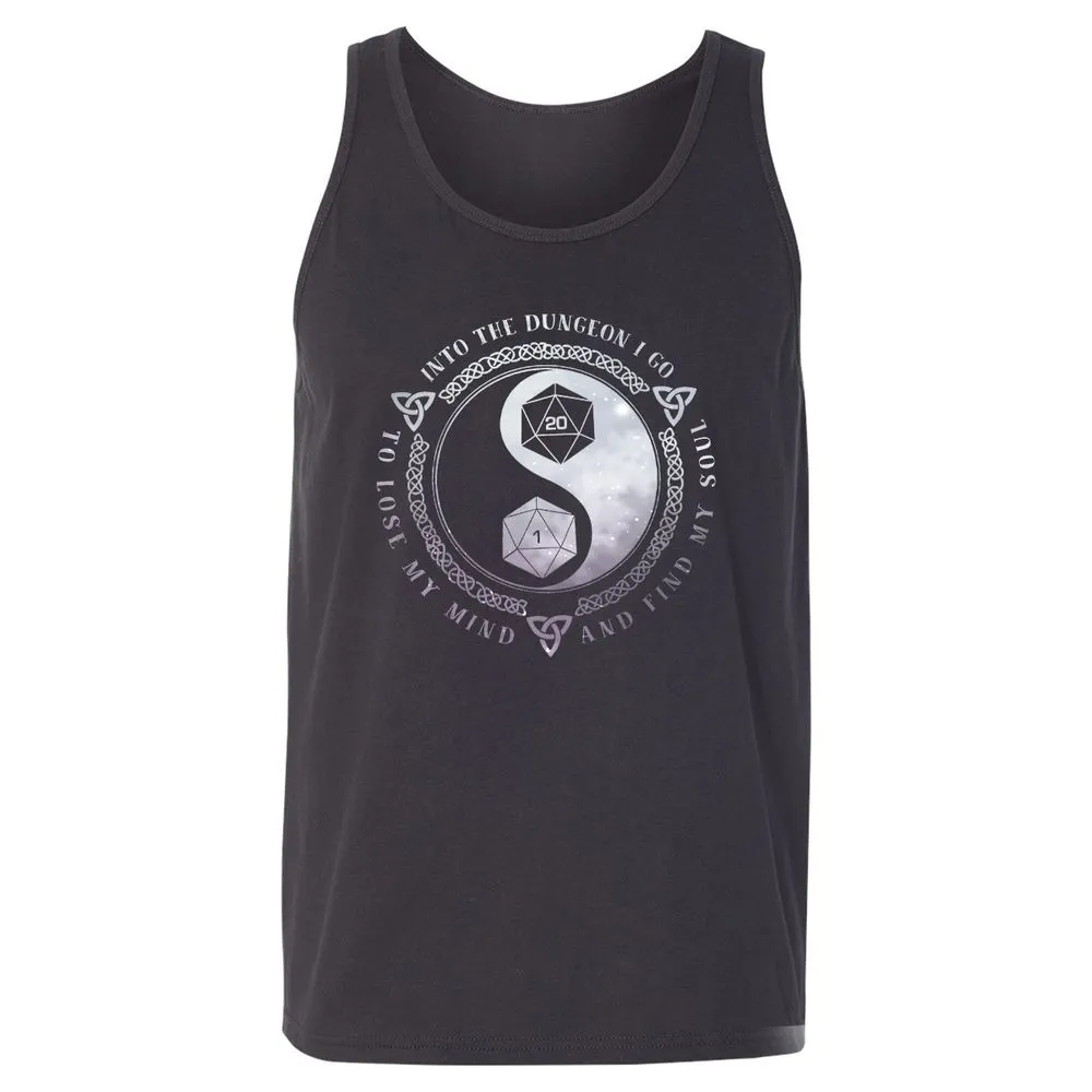 Into The Dungeon I Go Unisex Jersey Tank - Dark Grey - 7