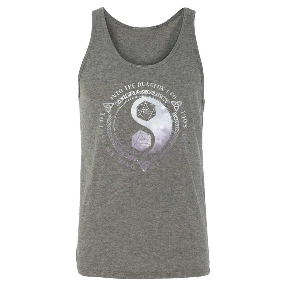 Into The Dungeon I Go Unisex Jersey Tank - Grey Triblend - 8