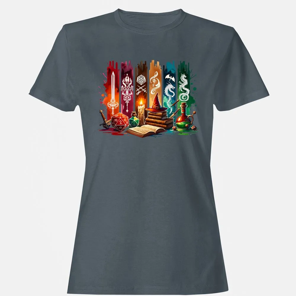 DnD Classes Women's T-Shirt - Charcoal - 3