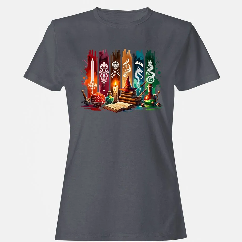 DnD Classes Women's T-Shirt - Dark Heather - 5