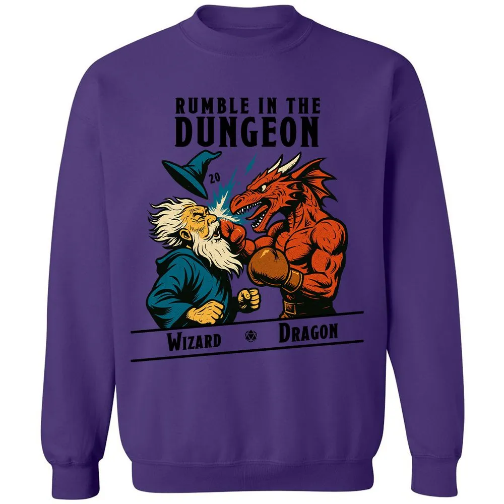 Rumble in the Dungeon Classic Unisex Sweatshirt - Purple - 6