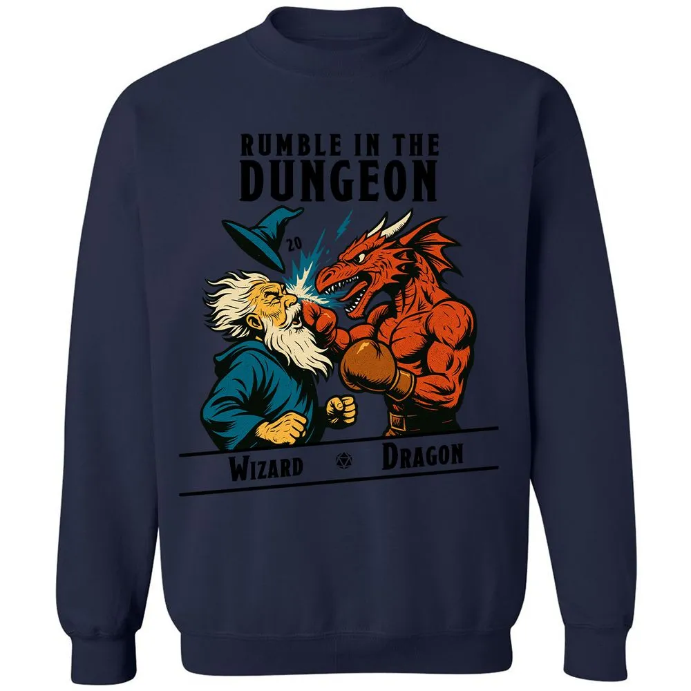 Rumble in the Dungeon Classic Unisex Sweatshirt - Navy - 8