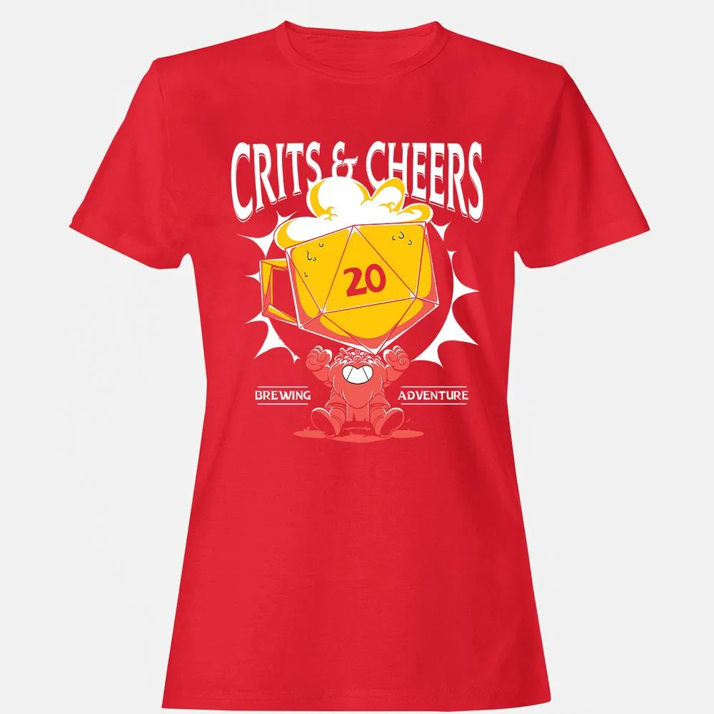 Crits & Cheers Women's T-Shirt - Red - 13