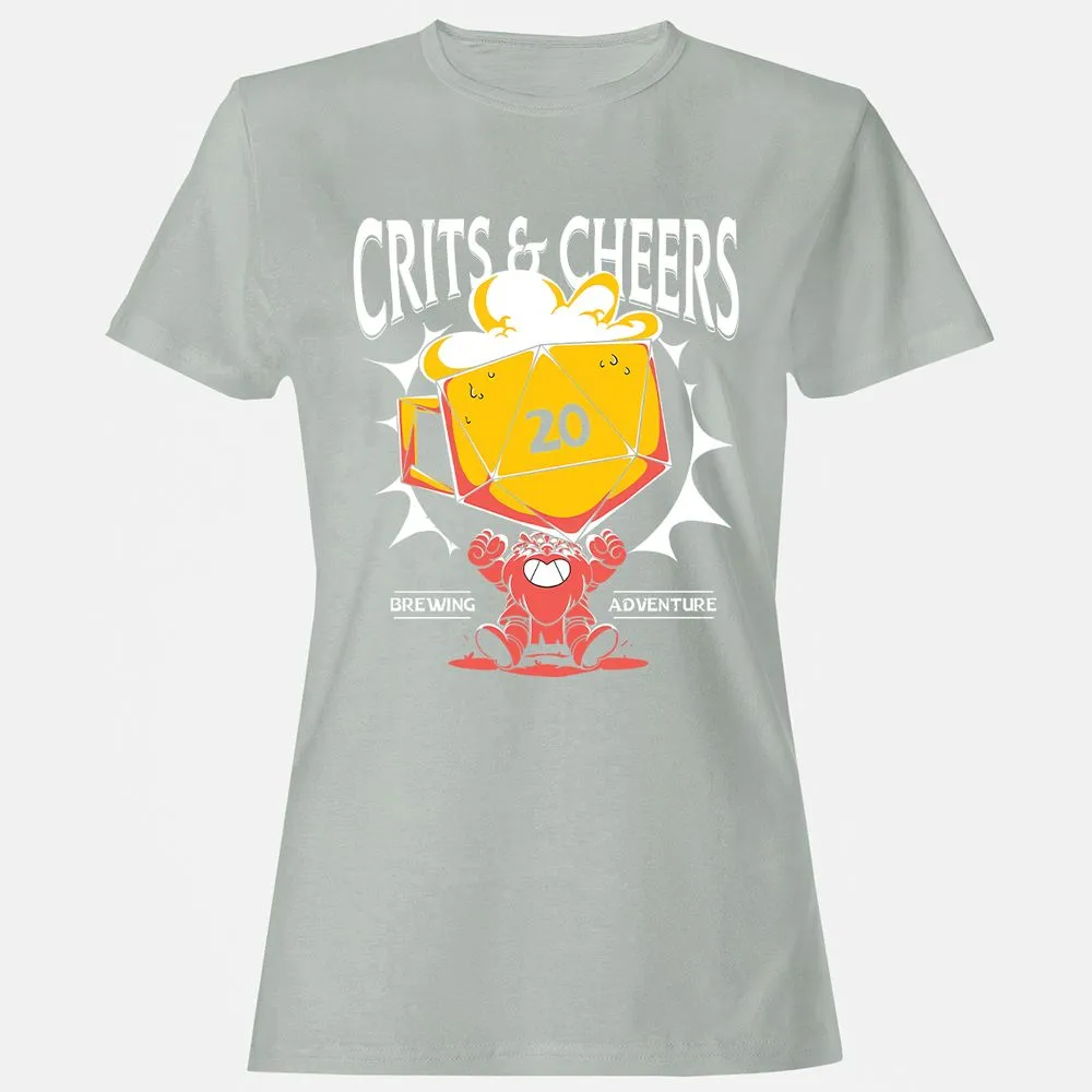 Crits & Cheers Women's T-Shirt - Ash - 2