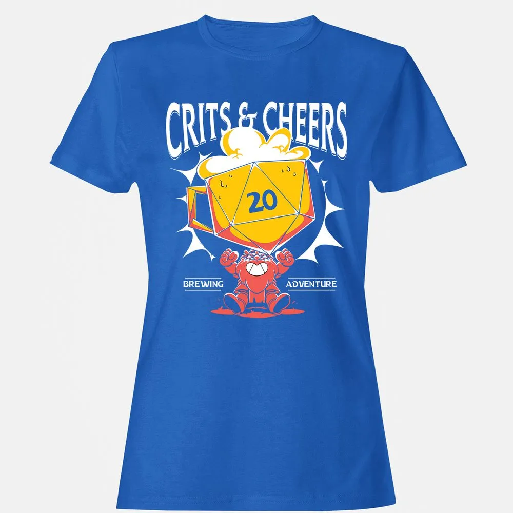 Crits & Cheers Women's T-Shirt - Royal - 14