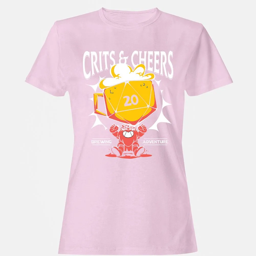 Crits & Cheers Women's T-Shirt - Light Pink - 9