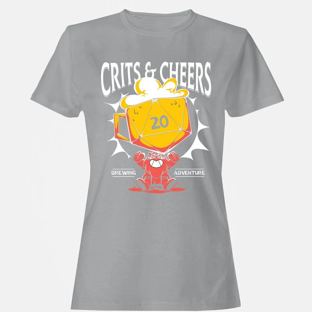Crits & Cheers Women's T-Shirt - Sport Grey - 15