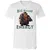 Big Dwarf Energy Unisex V-Neck T-Shirt - White - 5