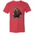 Big Dwarf Energy Unisex V-Neck T-Shirt - Heather Red - 16