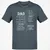 Dad Stat Block Classic Unisex T-Shirt - Charcoal - 3