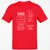 Dad Stat Block Classic Unisex T-Shirt - Red - 10