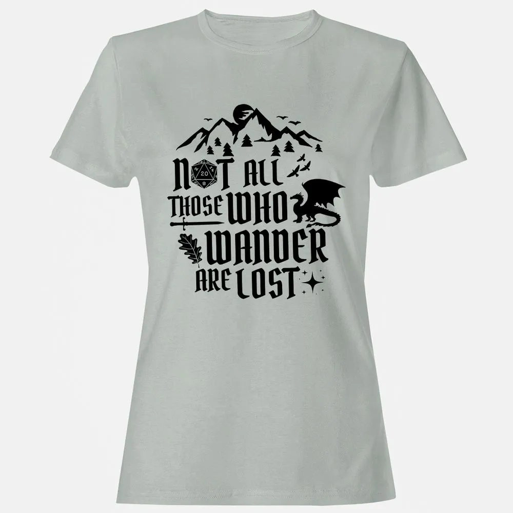 Not All Those Who Wander Are Lost Women's T-Shirt - Ash - 2